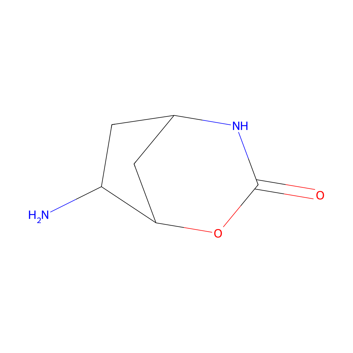 7-Amino-2-oxa-4-azabicyclo[3.2.1]octan-3-one molecular structure, CAS 2770486-36-5
