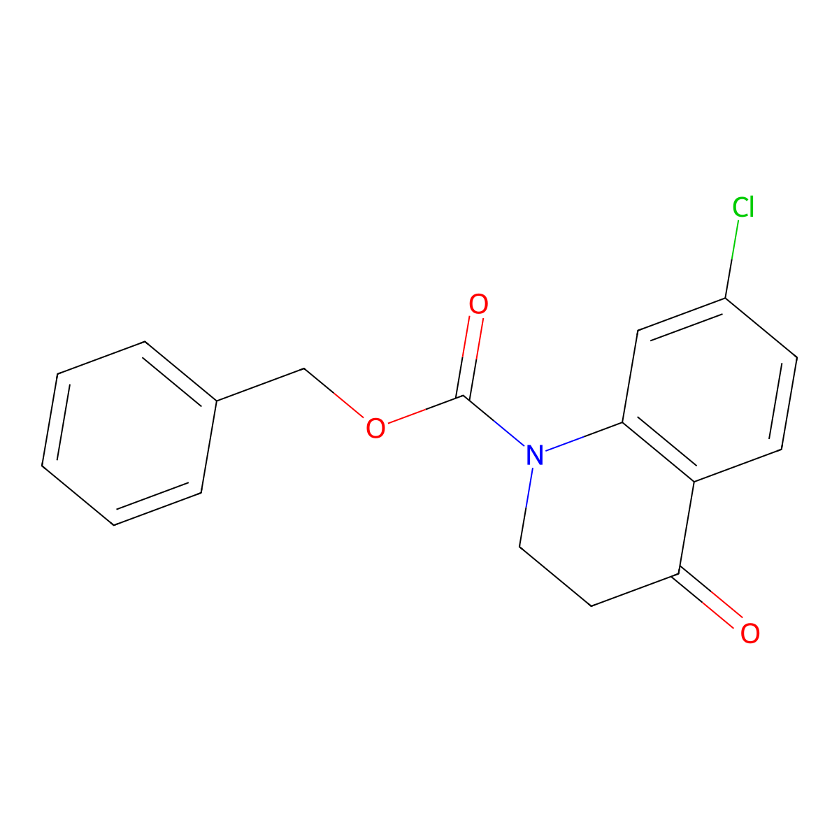 Benzyl 7-chloro-4-oxo-1,2,3,4-tetrahydroquinoline-1-carboxylate molecular structure, CAS 2770488-18-9