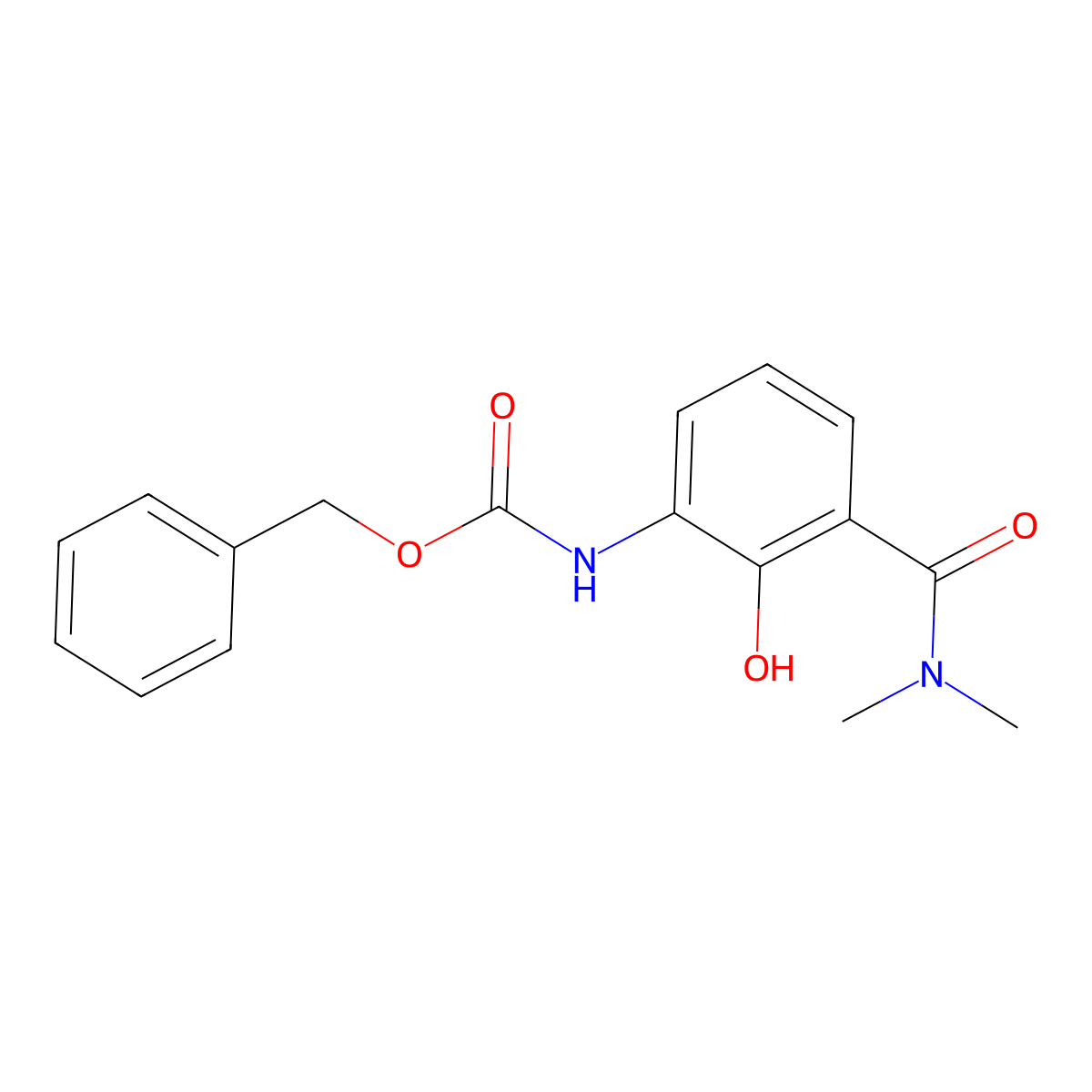 benzyl N-[3-(dimethylcarbamoyl)-2-hydroxyphenyl]carbamate molecular structure, CAS 2770500-32-6