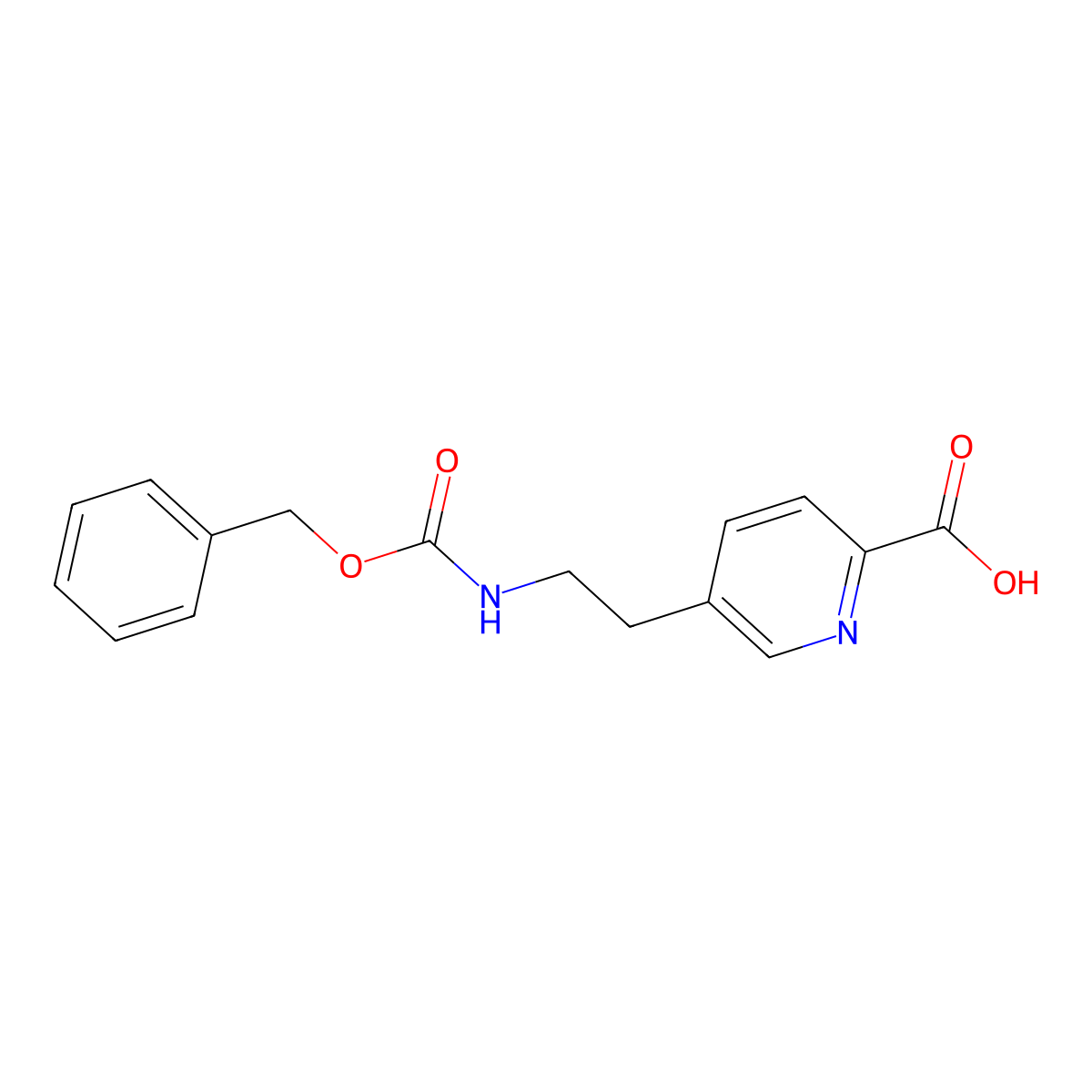 5-(2-{[(Benzyloxy)carbonyl]amino}ethyl)pyridine-2-carboxylic acid molecular structure, CAS 2770500-72-4