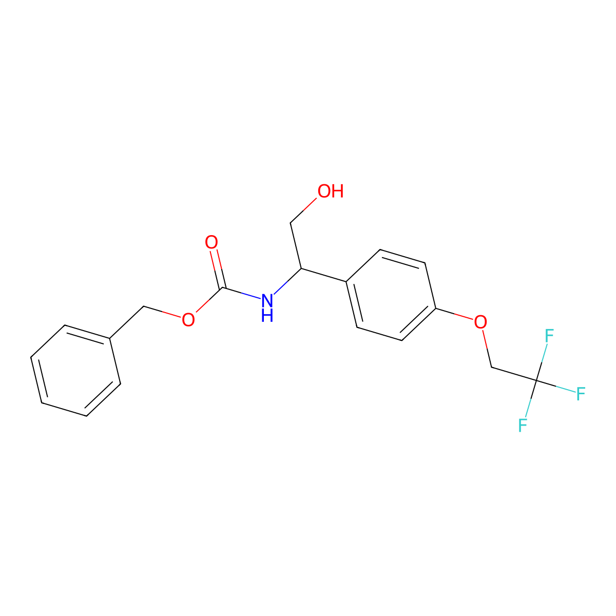 benzyl N-{2-hydroxy-1-[4-(2,2,2-trifluoroethoxy)phenyl]ethyl}carbamate molecular structure, CAS 2770500-95-1