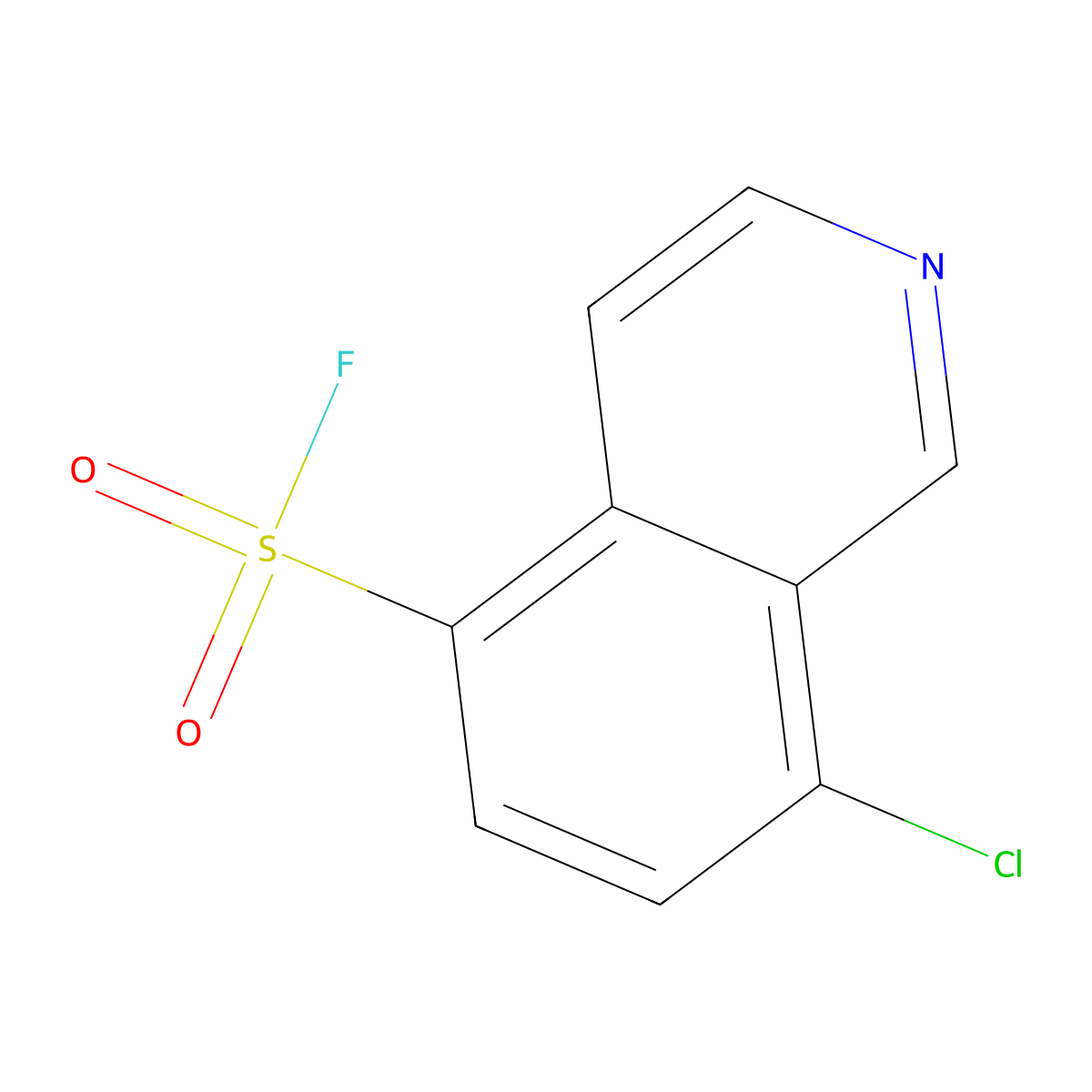 8-Chloroisoquinoline-5-sulfonyl fluoride molecular structure, CAS 2770518-98-2