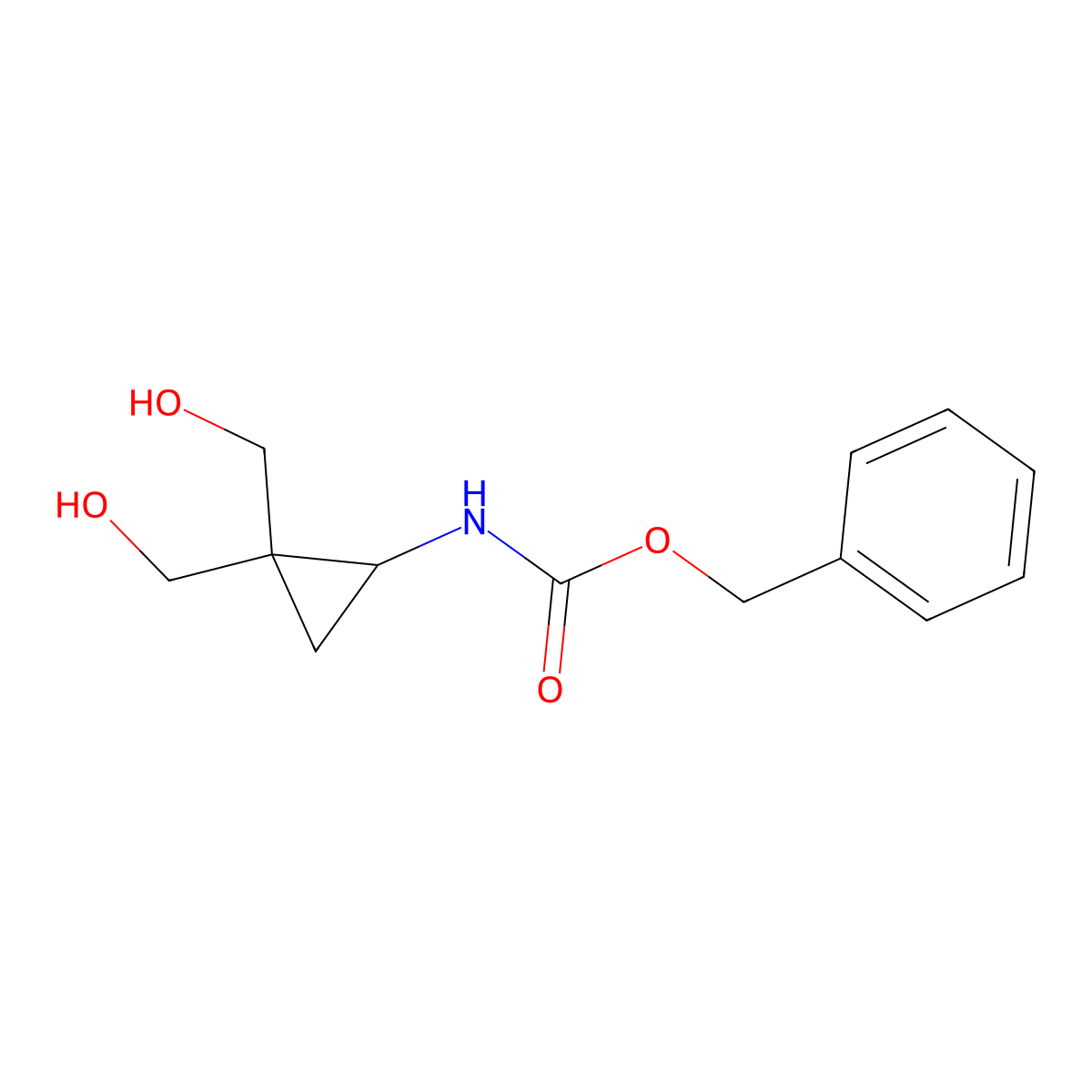 benzyl N-[2,2-bis(hydroxymethyl)cyclopropyl]carbamate molecular structure, CAS 2770529-03-6