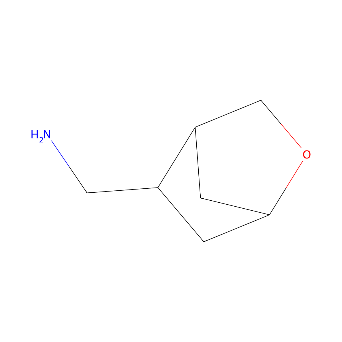 1-{2-Oxabicyclo[2.2.1]heptan-5-yl}methanamine molecular structure, CAS 2770529-19-4