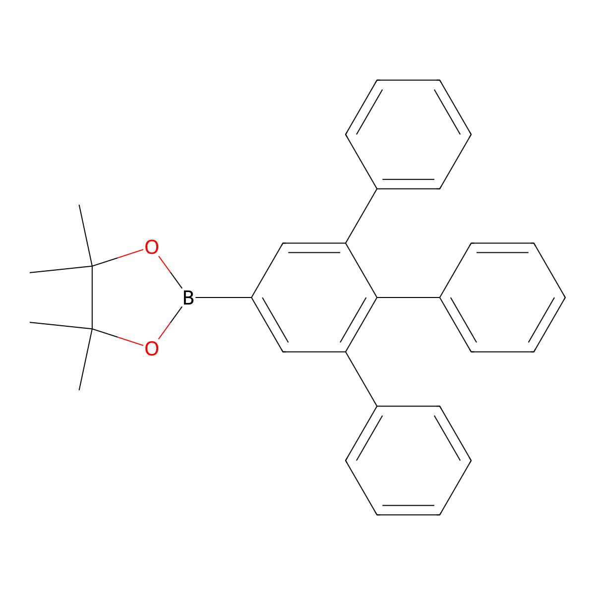4,4,5,5-Tetramethyl-2-(3,4,5-triphenylphenyl)-1,3,2-dioxaborolane molecular structure, CAS 2770532-78-8