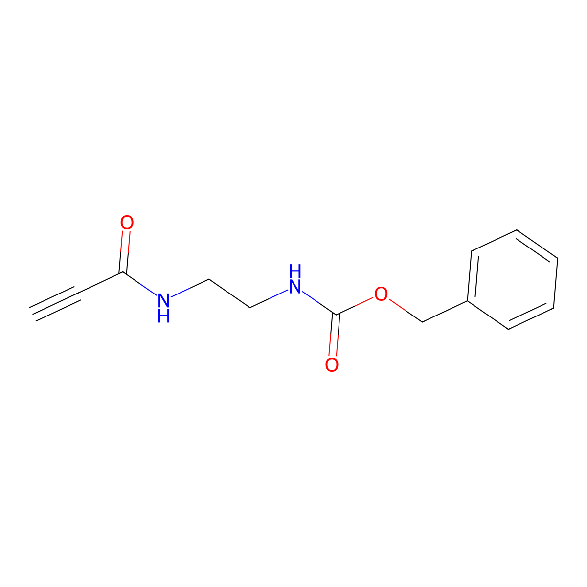 benzyl N-[2-(prop-2-ynamido)ethyl]carbamate molecular structure, CAS 2770544-47-1