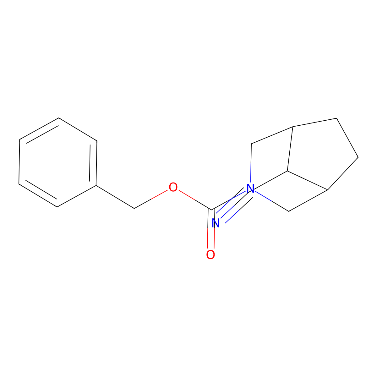Benzyl 8-cyano-3-azabicyclo[3.2.1]octane-3-carboxylate molecular structure, CAS 2770554-36-2