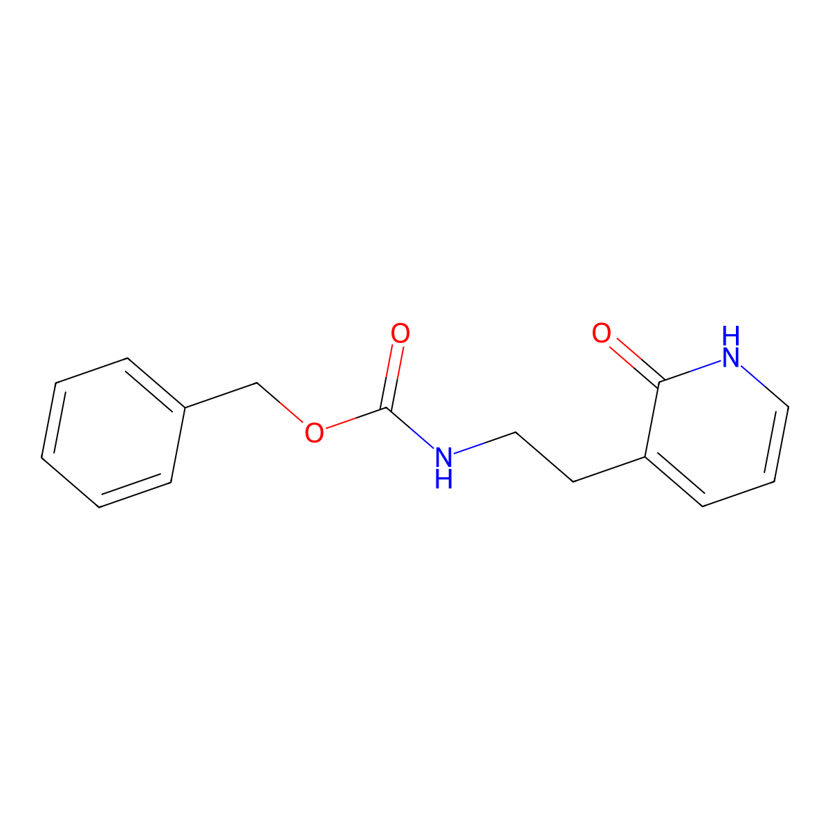 benzyl N-[2-(2-hydroxypyridin-3-yl)ethyl]carbamate molecular structure, CAS 2770554-99-7