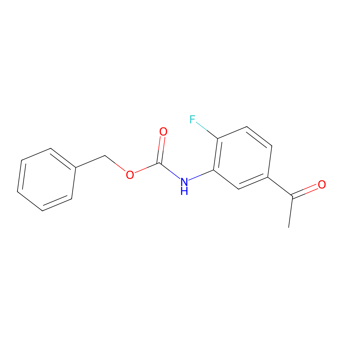 benzyl N-(5-acetyl-2-fluorophenyl)carbamate molecular structure, CAS 2770556-28-8