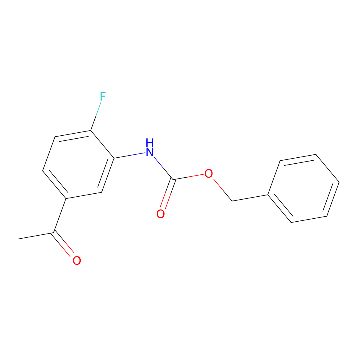 benzyl N-(5-acetyl-2-fluorophenyl)carbamate molecular structure, CAS 2770556-28-8