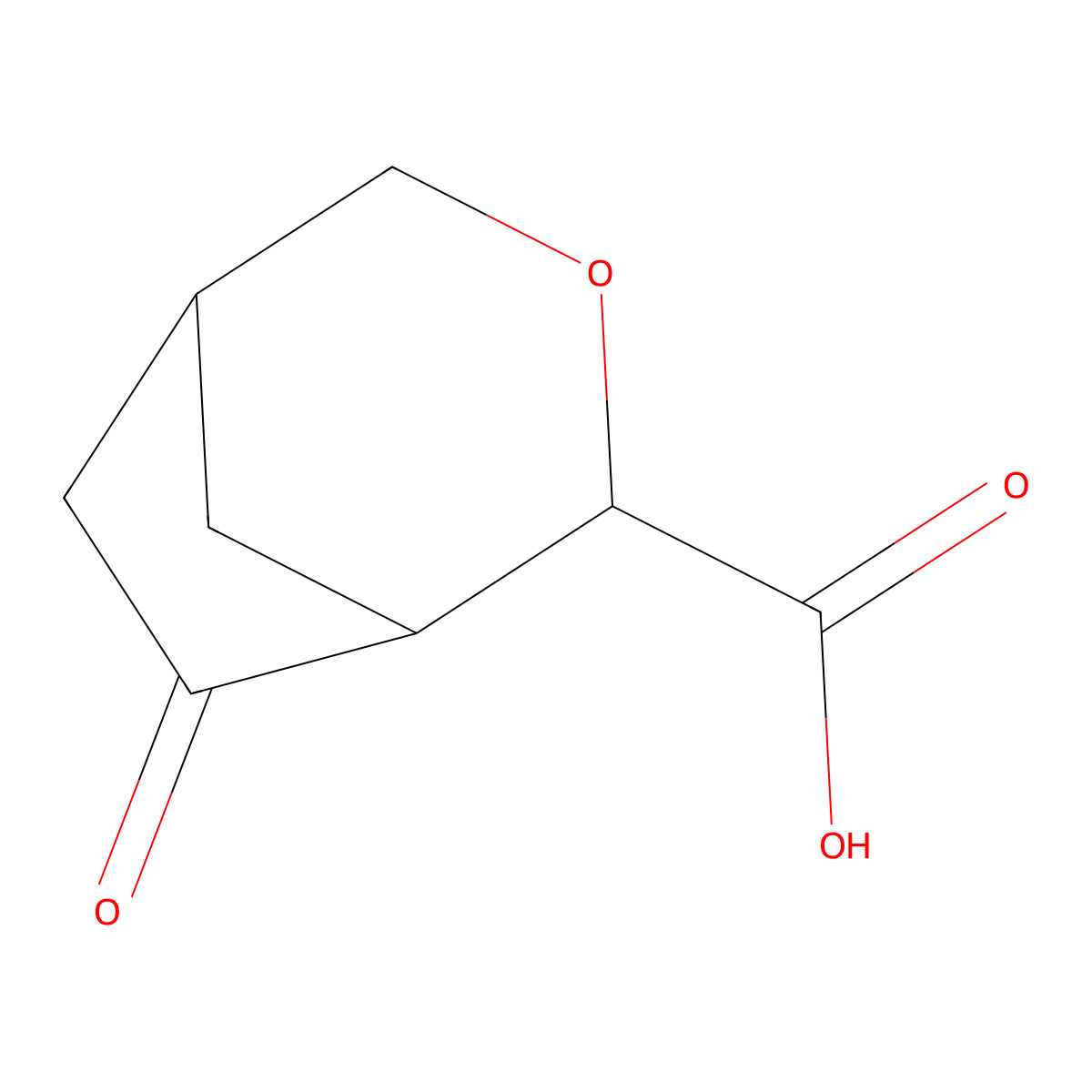 7-Oxo-3-oxabicyclo[3.2.1]octane-2-carboxylic acid molecular structure, CAS 2770557-20-3