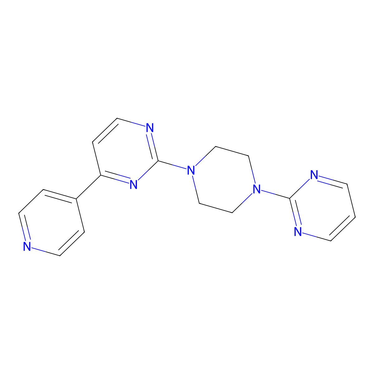 4-(Pyridin-4-yl)-2-[4-(pyrimidin-2-yl)piperazin-1-yl]pyrimidine molecular structure, CAS 2770586-15-5