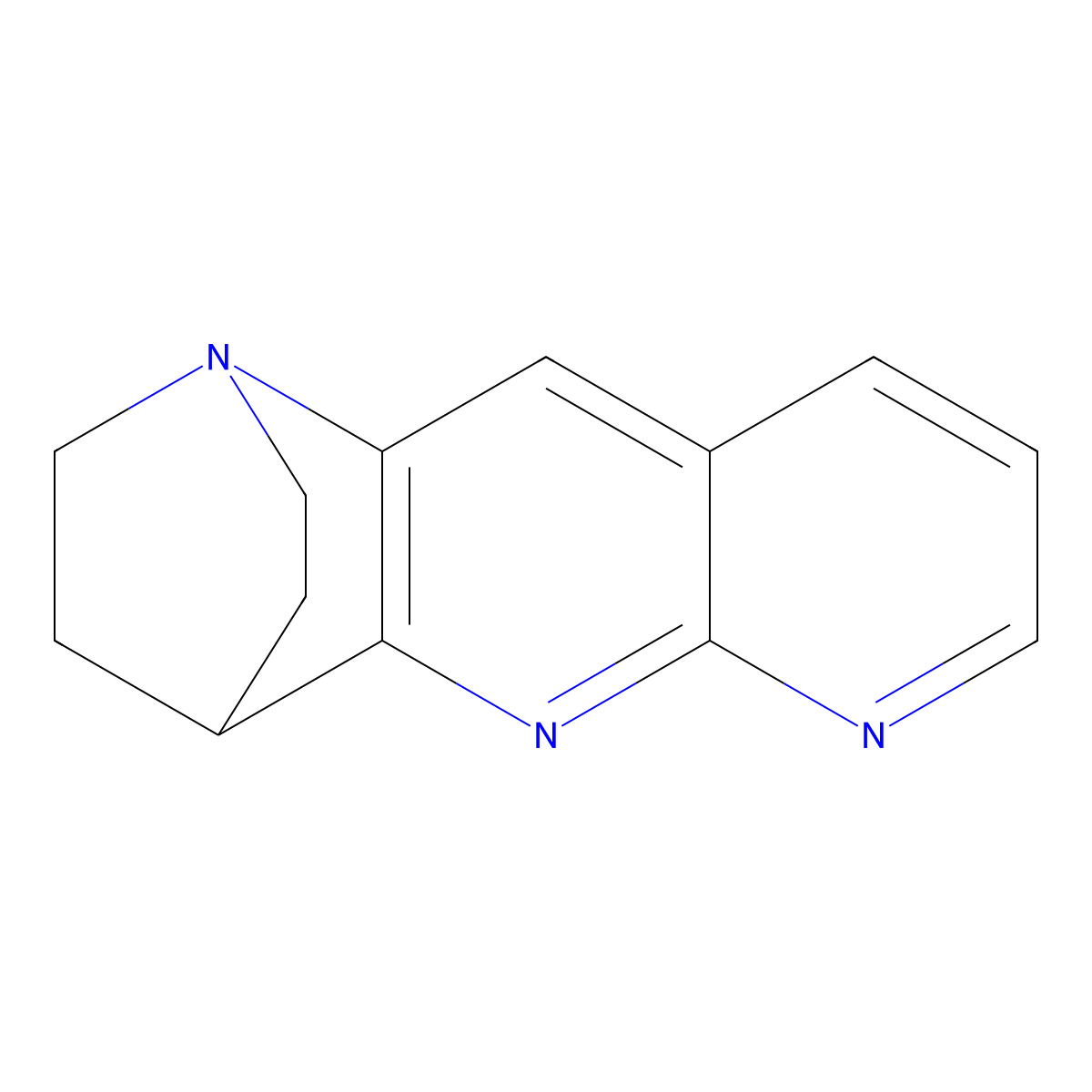 1,8,10-Triazatetracyclo[10.2.2.02,11.04,9]hexadeca-2(11),3,5,7,9-pentaene molecular structure, CAS 2770595-13-4