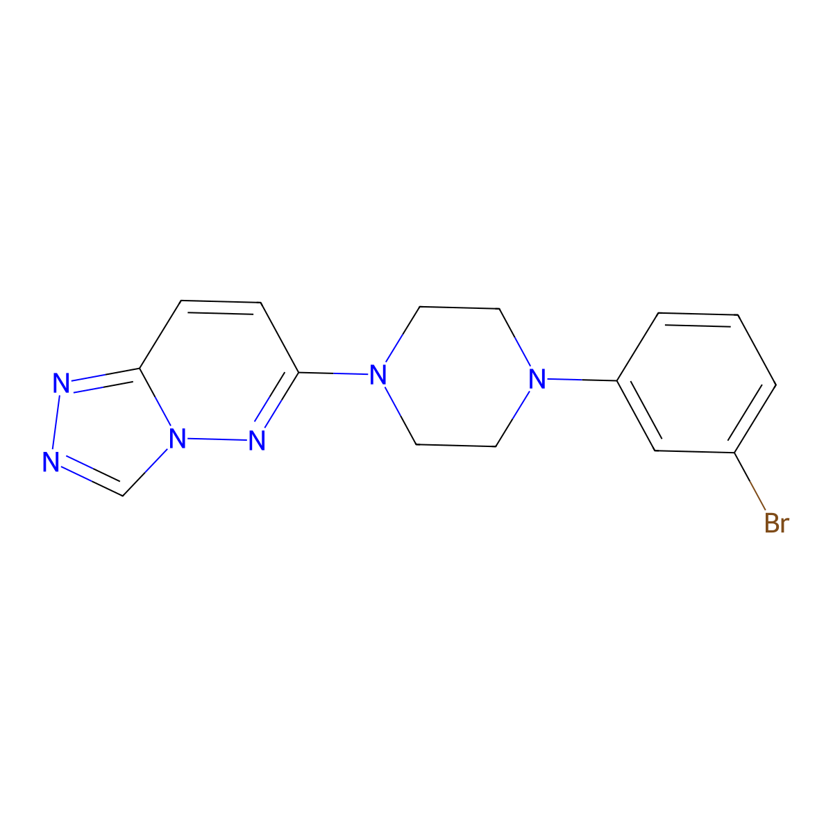 1-(3-Bromophenyl)-4-{[1,2,4]triazolo[4,3-b]pyridazin-6-yl}piperazine molecular structure, CAS 2770595-31-6