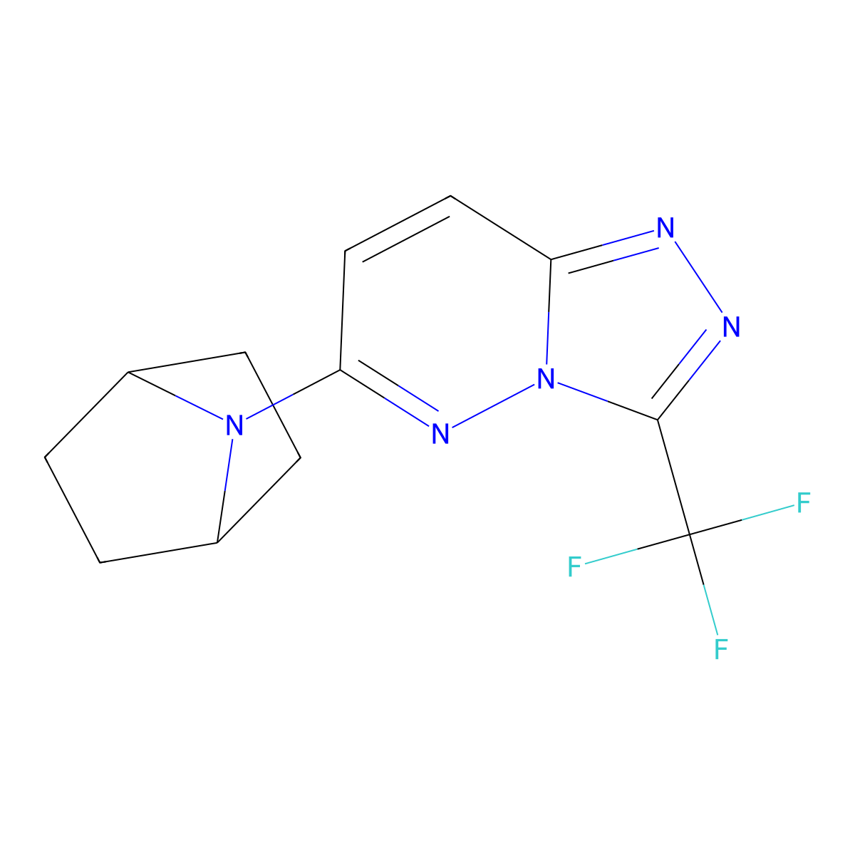 7-[3-(Trifluoromethyl)-[1,2,4]triazolo[4,3-b]pyridazin-6-yl]-7-azabicyclo[2.2.1]heptane molecular structure, CAS 2770600-92-3