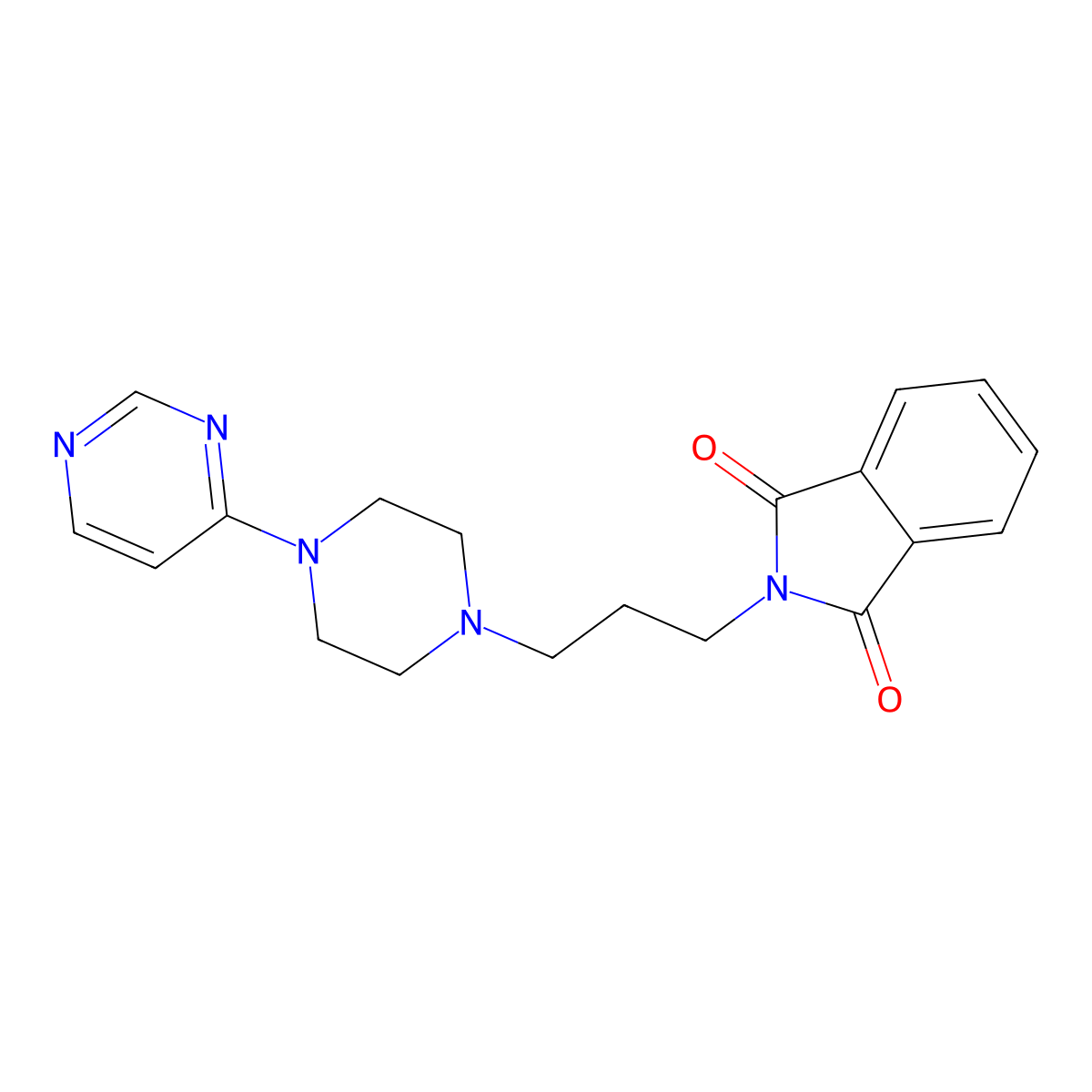 2-{3-[4-(pyrimidin-4-yl)piperazin-1-yl]propyl}-2,3-dihydro-1H-isoindole-1,3-dione molecular structure, CAS 2770601-65-3