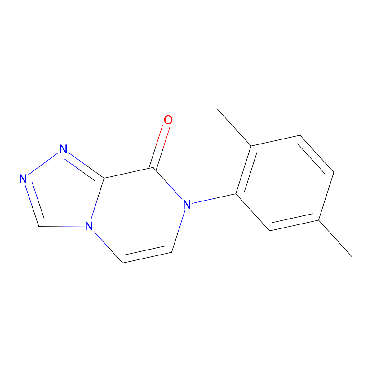 7-(2,5-dimethylphenyl)-7H,8H-[1,2,4]triazolo[4,3-a]pyrazin-8-one molecular structure, CAS 2770604-62-9