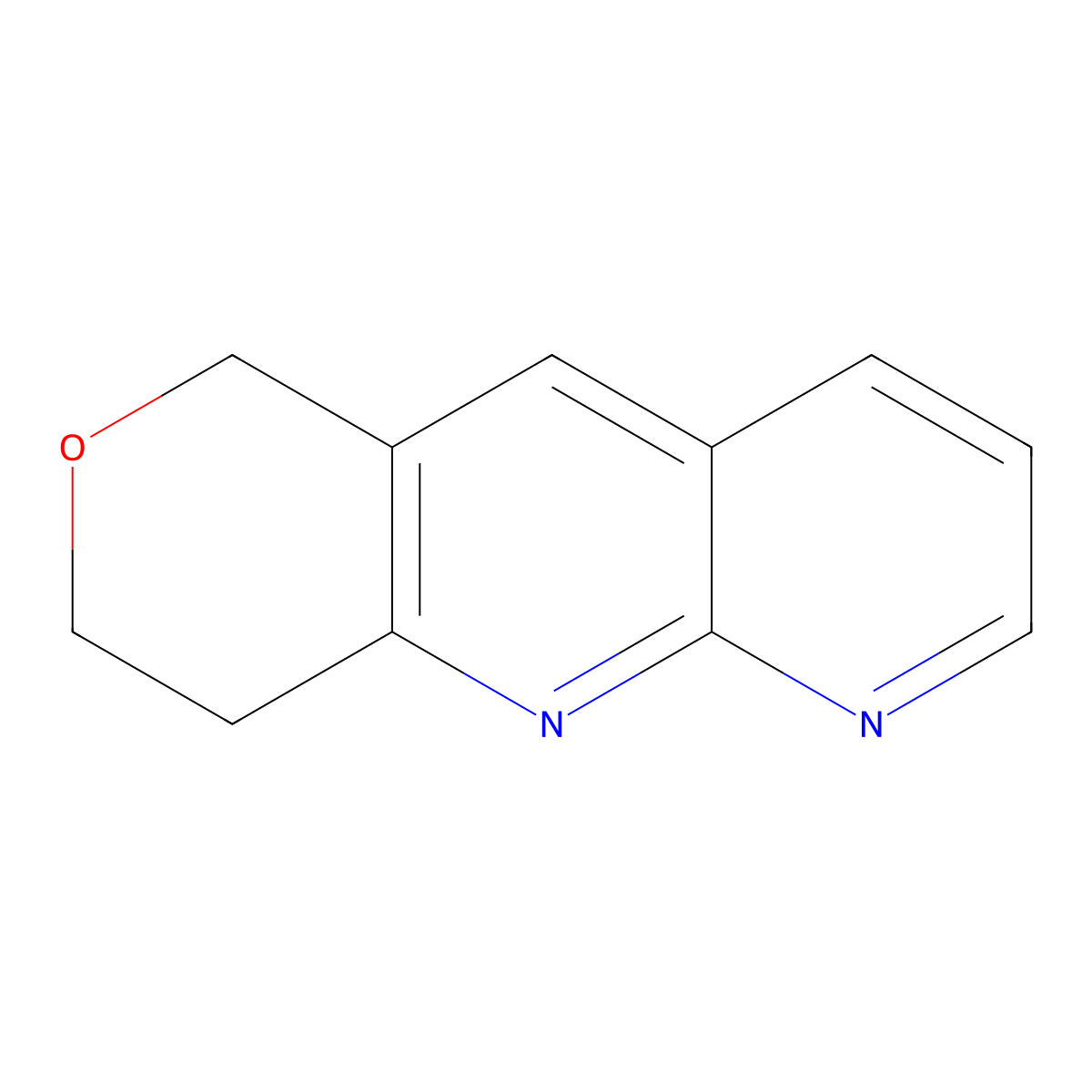 8,9-dihydro-6H-pyrano[4,3-b][1,8]naphthyridine molecular structure, CAS 2770612-20-7