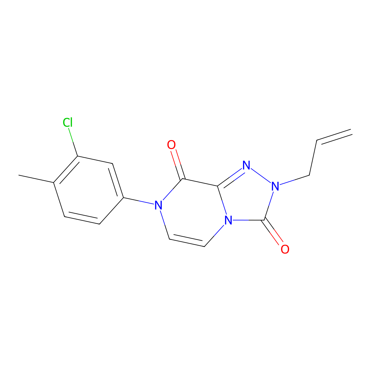 7-(3-chloro-4-methylphenyl)-2-(prop-2-en-1-yl)-2H,3H,7H,8H-[1,2,4]triazolo[4,3-a]pyrazine-3,8-dione molecular structure, CAS 2770617-59-7