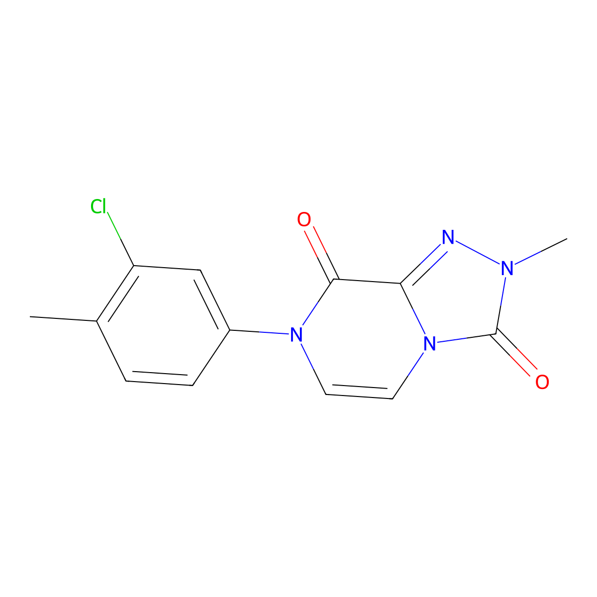 7-(3-chloro-4-methylphenyl)-2-methyl-2H,3H,7H,8H-[1,2,4]triazolo[4,3-a]pyrazine-3,8-dione molecular structure, CAS 2770620-26-1