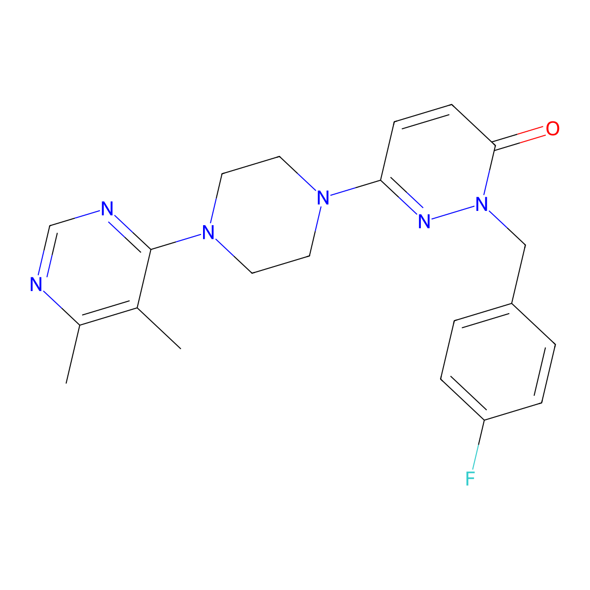 6-[4-(5,6-Dimethylpyrimidin-4-yl)piperazin-1-yl]-2-[(4-fluorophenyl)methyl]-2,3-dihydropyridazin-3-one molecular structure, CAS 2770630-08-3