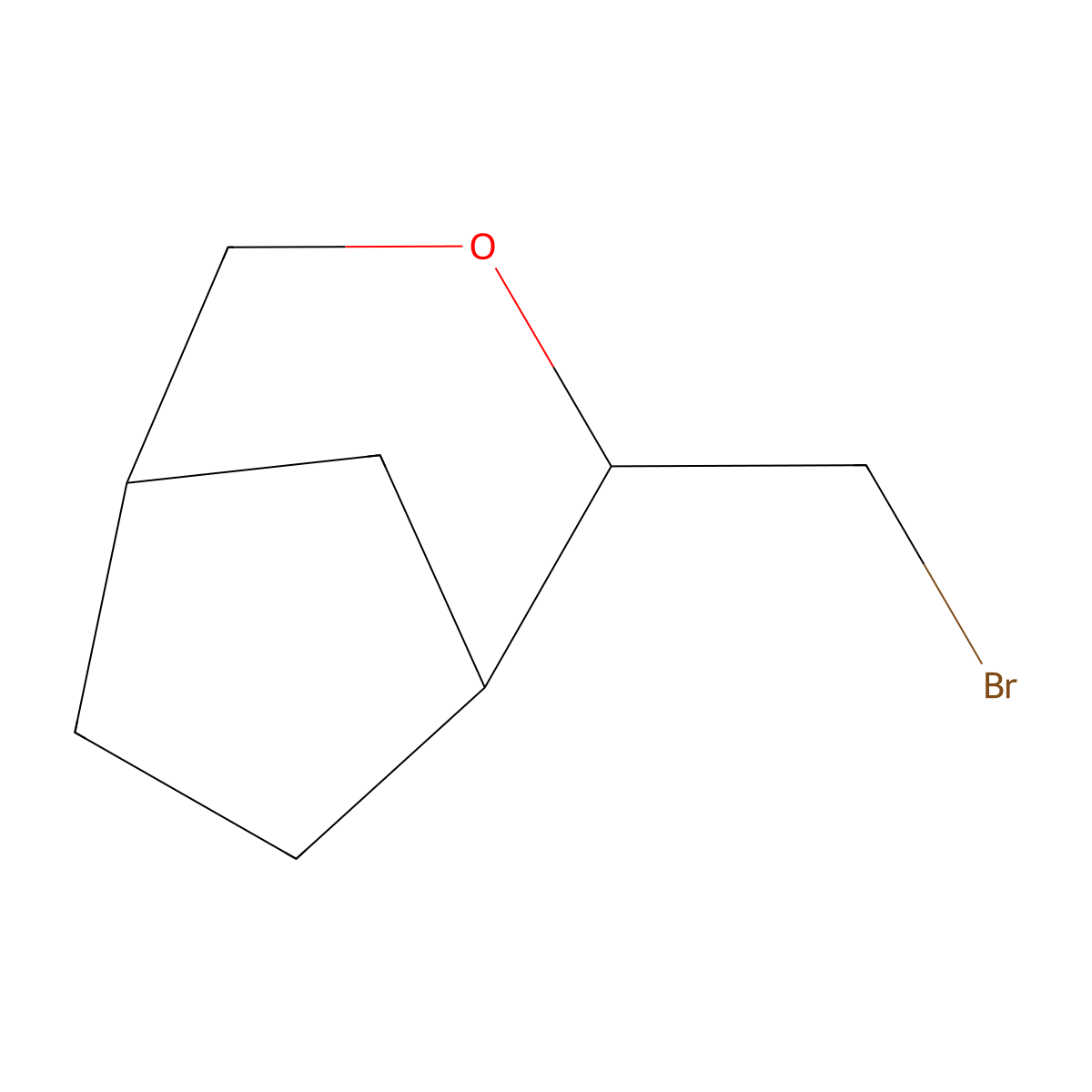 rac-(1R,2S,5S)-2-(bromomethyl)-3-oxabicyclo[3.2.1]octane,endo molecular structure, CAS 2770894-80-7