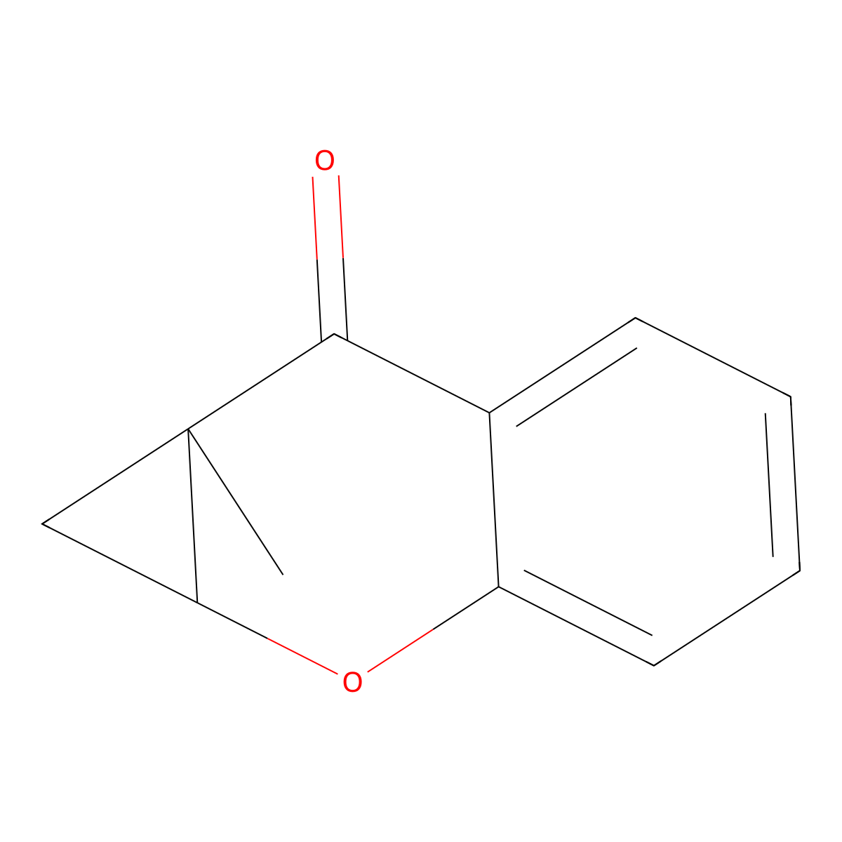 rac-(3R,5S)-5-methyl-2-oxatricyclo[5.4.0.0,3,5]undeca-1(11),7,9-trien-6-one molecular structure, CAS 2770894-89-6