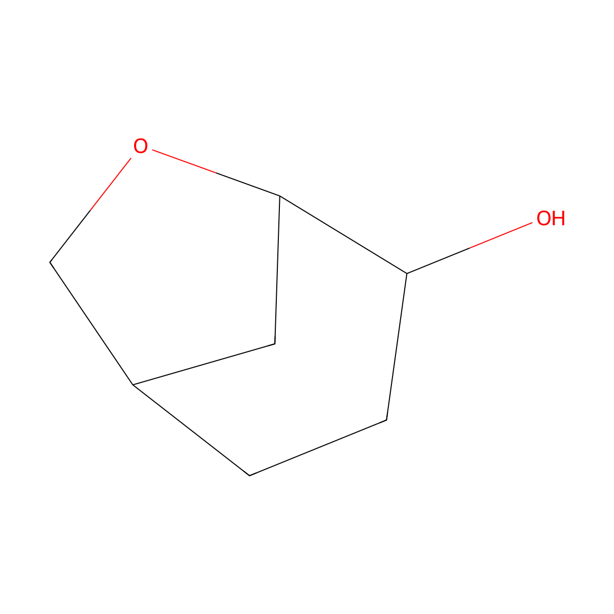 rac-(1R,4R,5R)-6-oxabicyclo[3.2.1]octan-4-ol molecular structure, CAS 2770895-24-2