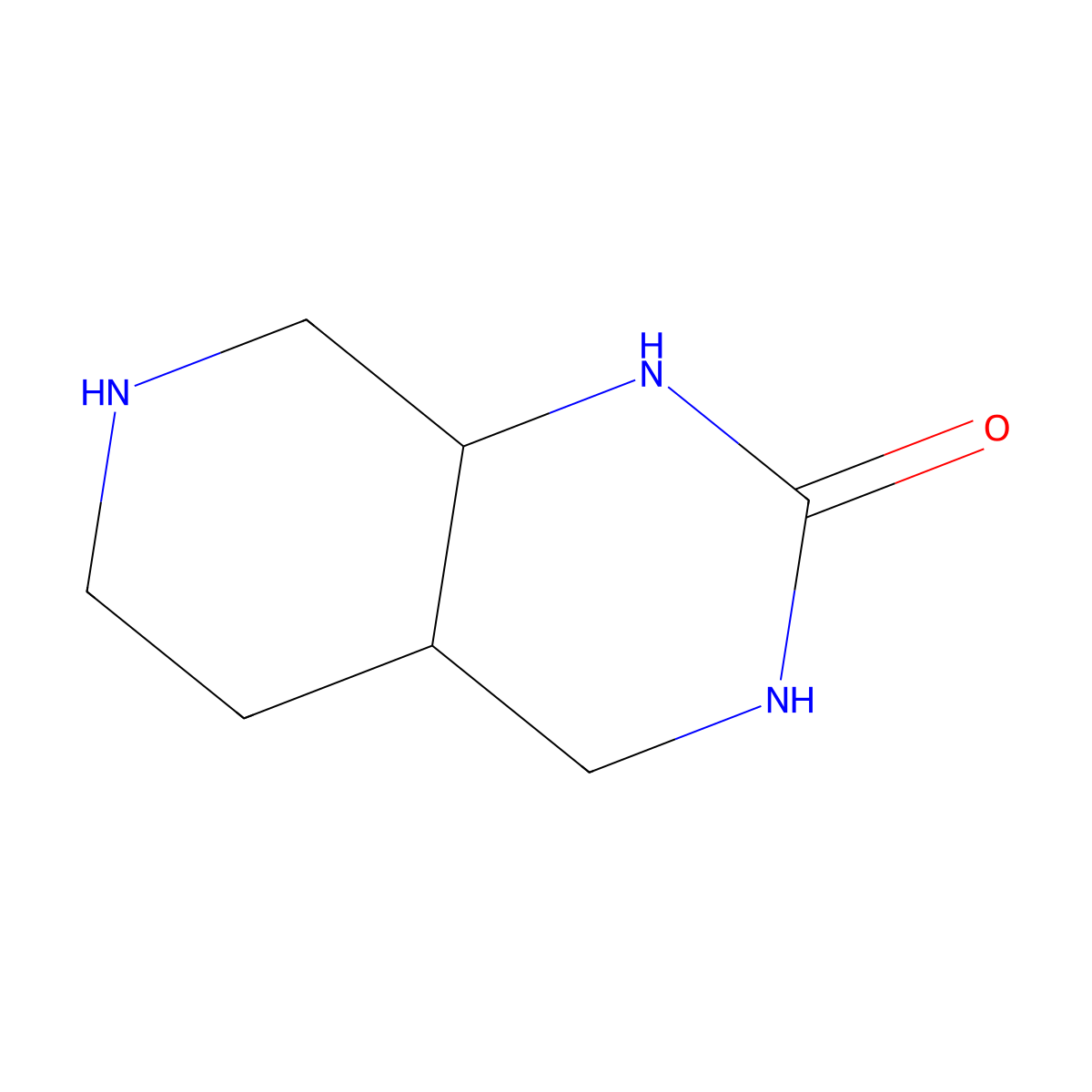 rac-(4aR,8aS)-decahydropyrido[3,4-d]pyrimidin-2-one molecular structure, CAS 2770895-51-5