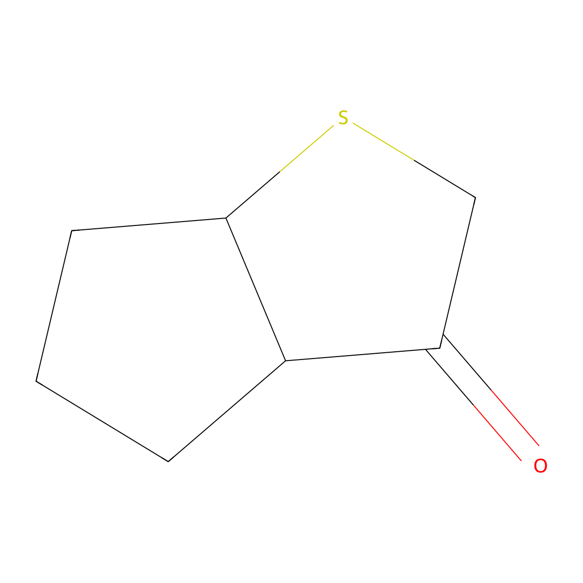 rac-(3aR,6aR)-hexahydro-2H-cyclopenta[b]thiophen-3-one molecular structure, CAS 2770895-95-7