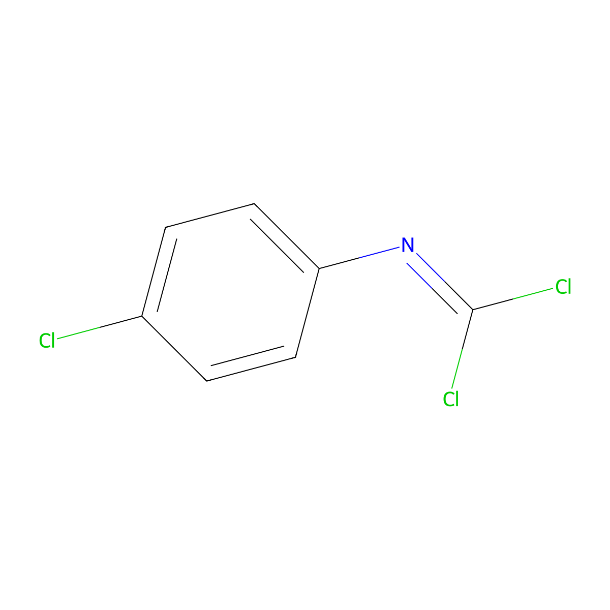 Carbonimidic dichloride, N-(4-chlorophenyl)- molecular structure, CAS 2771-67-7