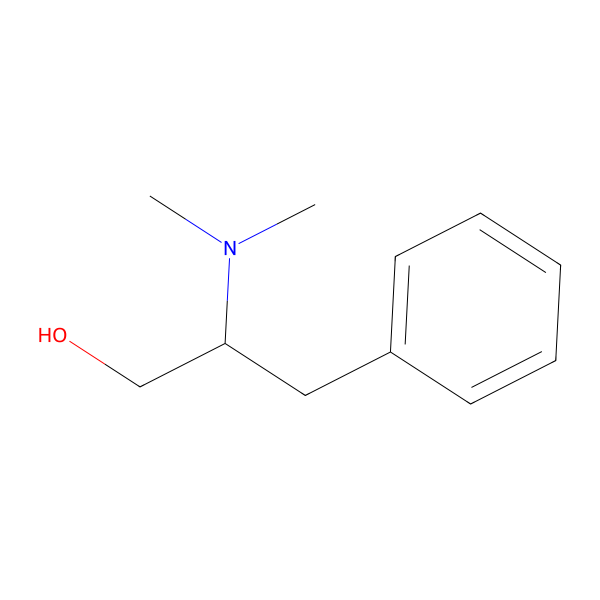(2S)-2-(Dimethylamino)-3-phenylpropan-1-OL molecular structure, CAS 27720-03-2