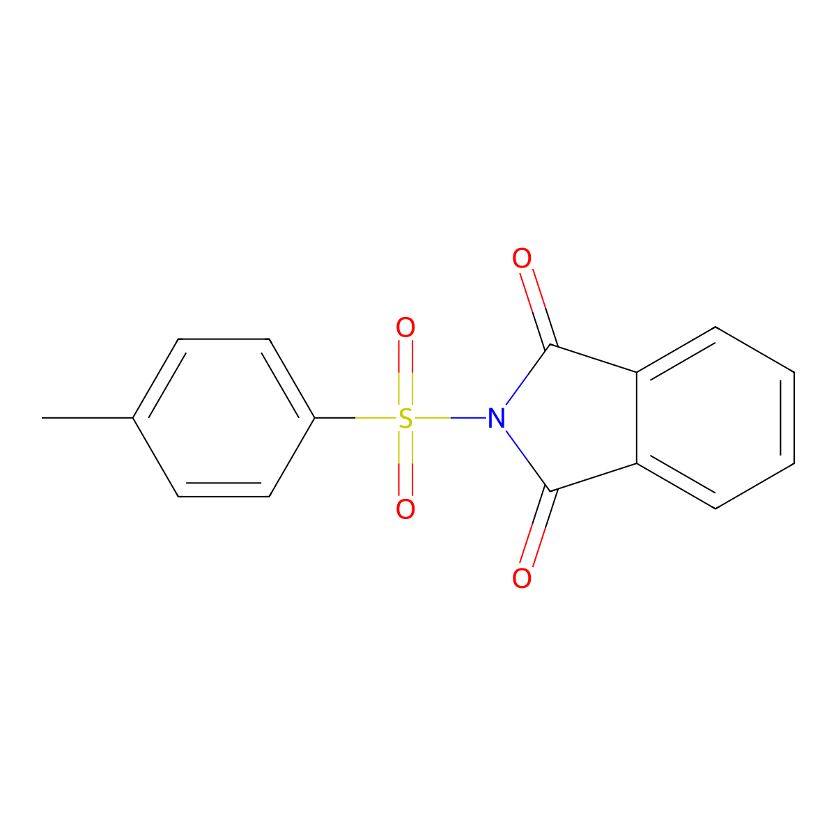 2-((4-Methylphenyl)sulfonyl)-1H-isoindole-1,3(2H)-dione molecular structure, CAS 27722-45-8