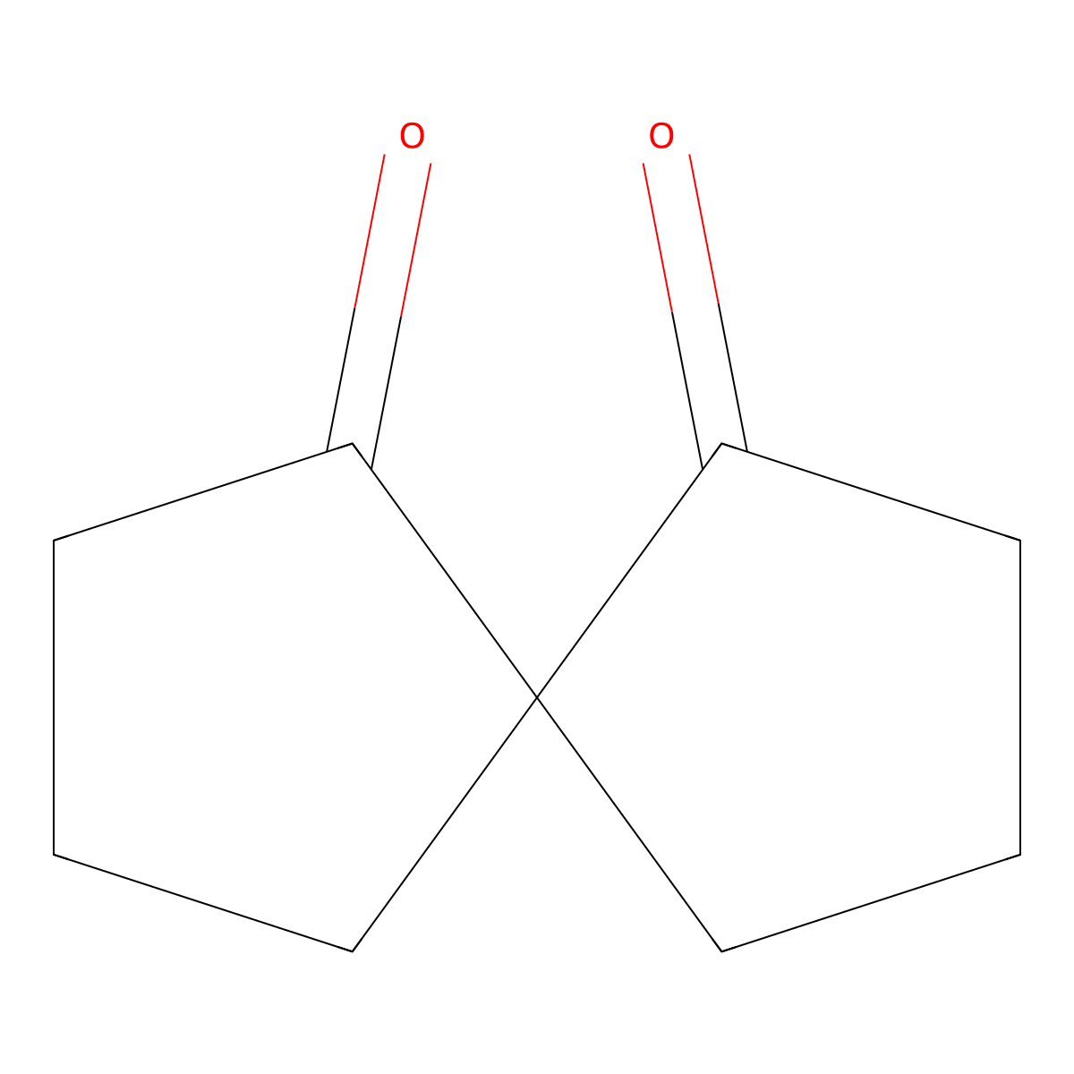 Spiro(4.4)nonane-1,6-dione molecular structure, CAS 27723-43-9