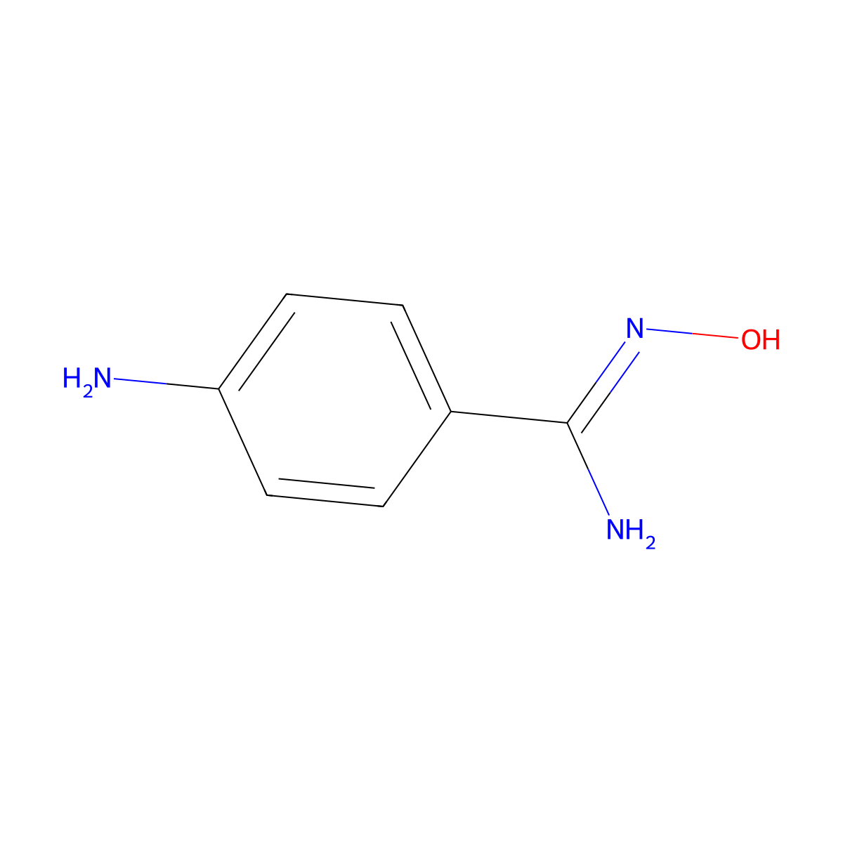 4-Aminobenzamidoxime molecular structure, CAS 277319-62-7