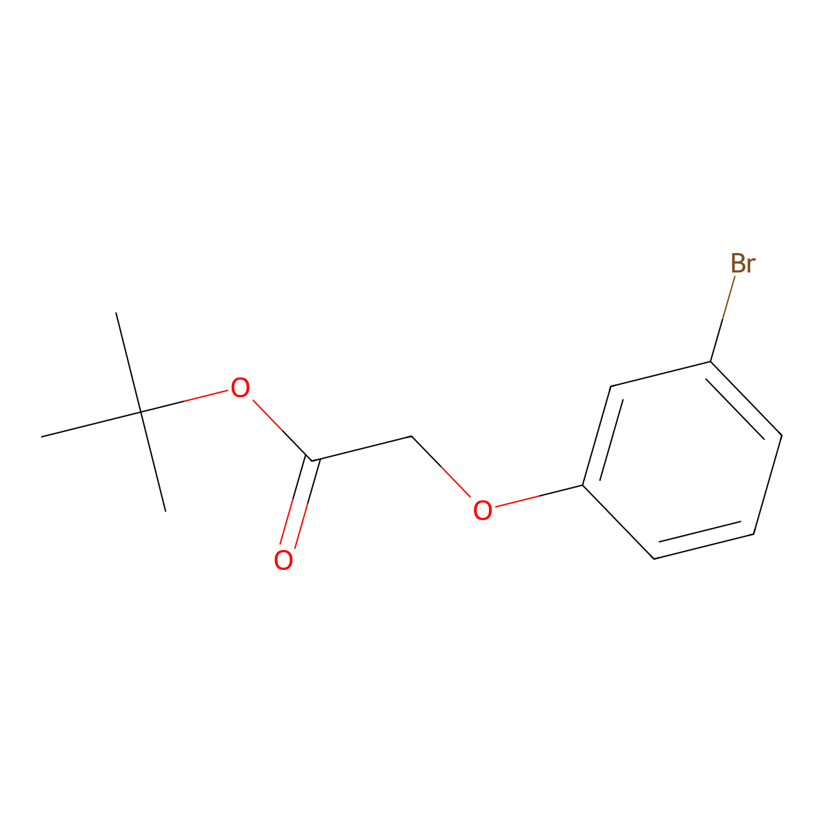 tert-Butyl 2-(3-bromophenoxy)acetate molecular structure, CAS 277331-38-1