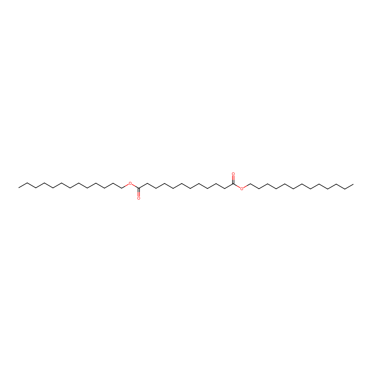 Ditridecyl dodecanedioate molecular structure, CAS 27742-10-5