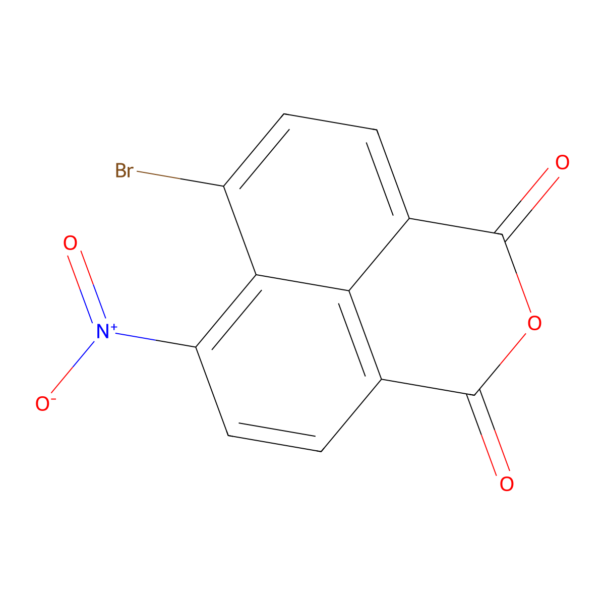 6-Bromo-7-nitrobenzo[de]isochromene-1,3-dione molecular structure, CAS 27742-73-0