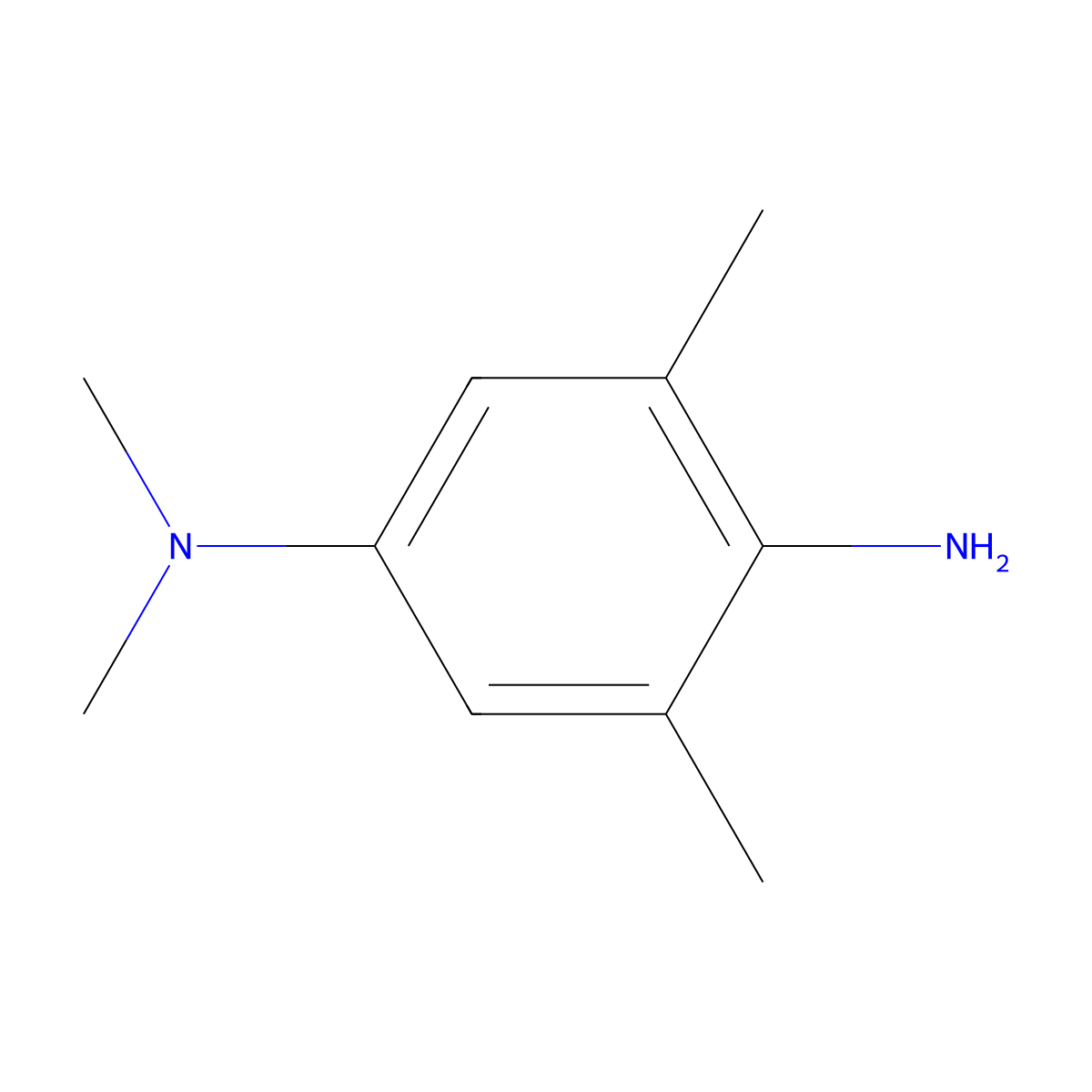 N1,N1,3,5-tetramethylbenzene-1,4-diamine molecular structure, CAS 27746-08-3