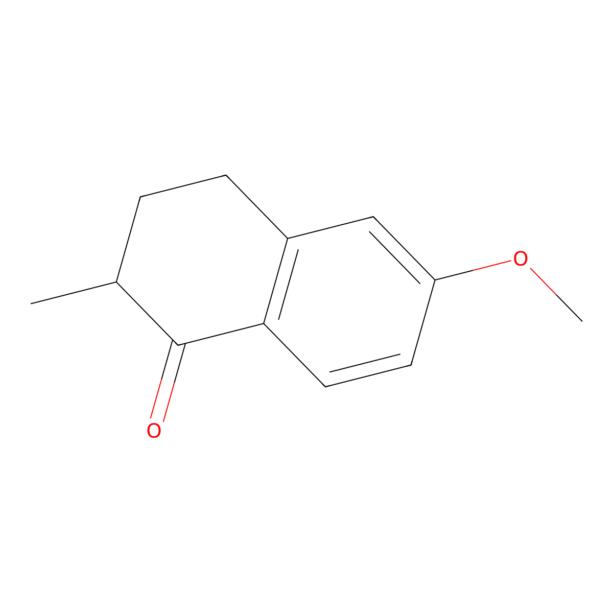 6-Methoxy-2-methyl-1-tetralone molecular structure, CAS 27752-24-5