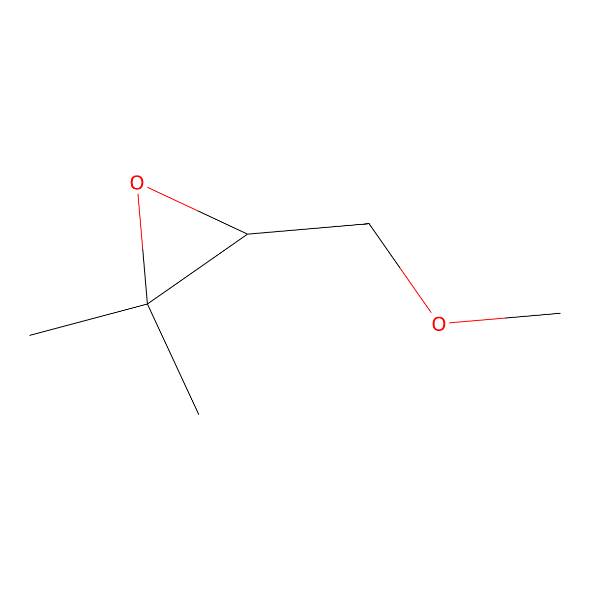 3-(Methoxymethyl)-2,2-dimethyloxirane molecular structure, CAS 27758-59-4