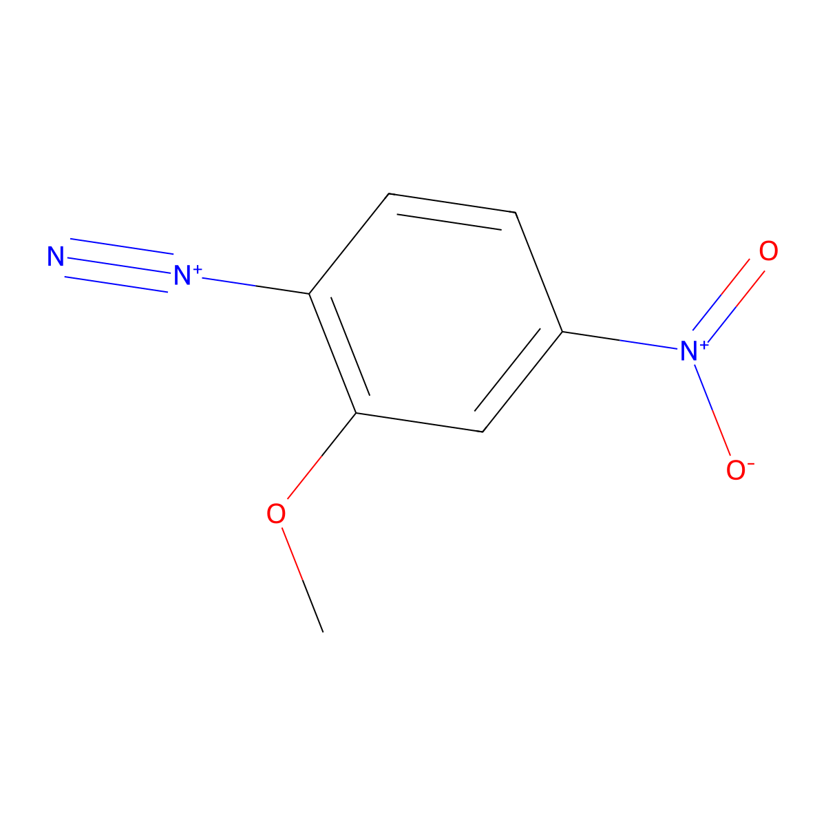 Fast Red B molecular structure, CAS 27761-26-8