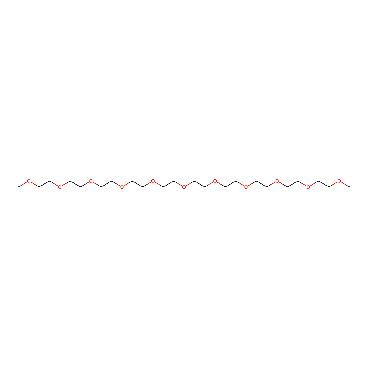2,5,8,11,14,17,20,23,26,29,32-Undecaoxatritriacontane molecular structure, CAS 27762-70-5