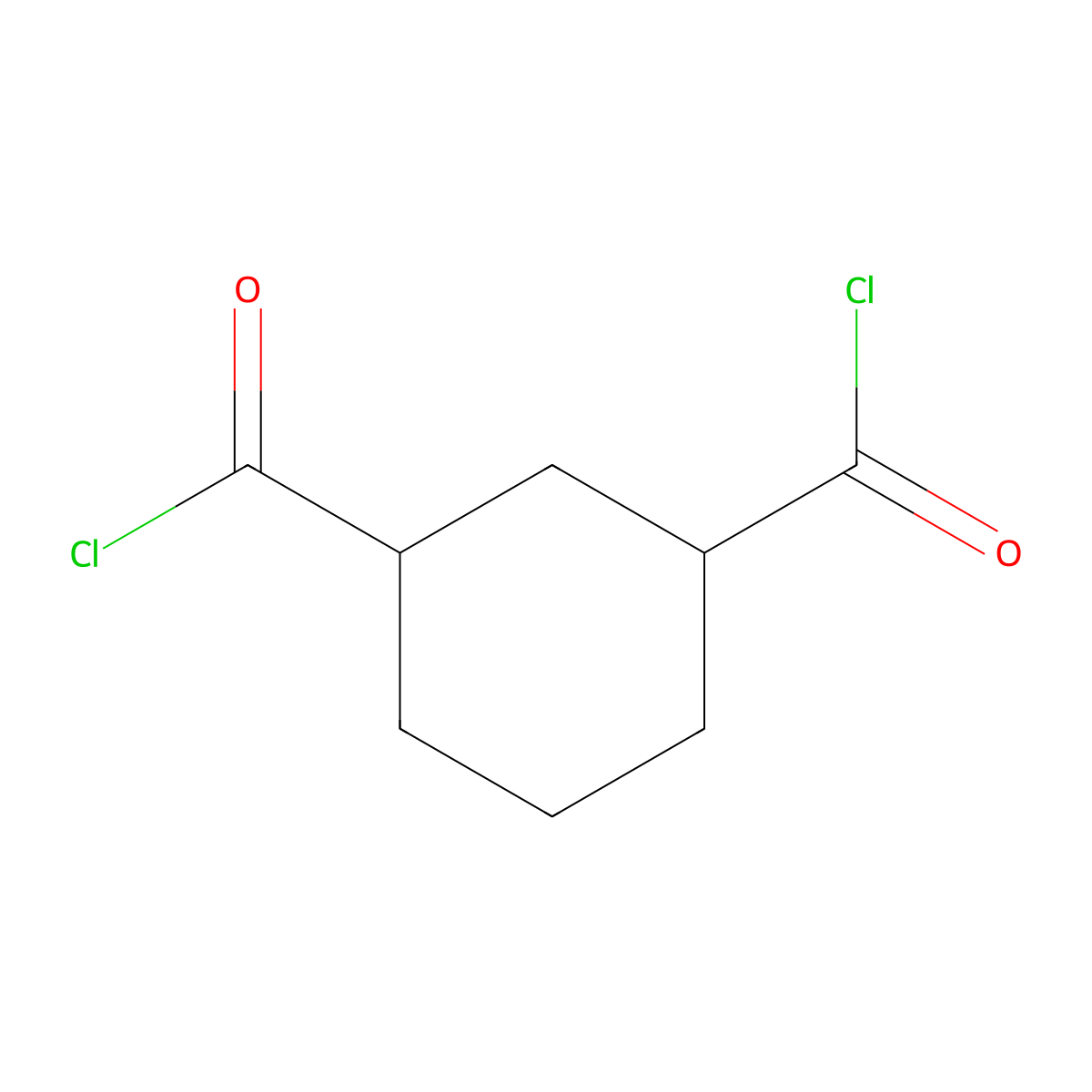 1,3-Cyclohexanedicarbonyl dichloride (9CI) molecular structure, CAS 27768-32-7