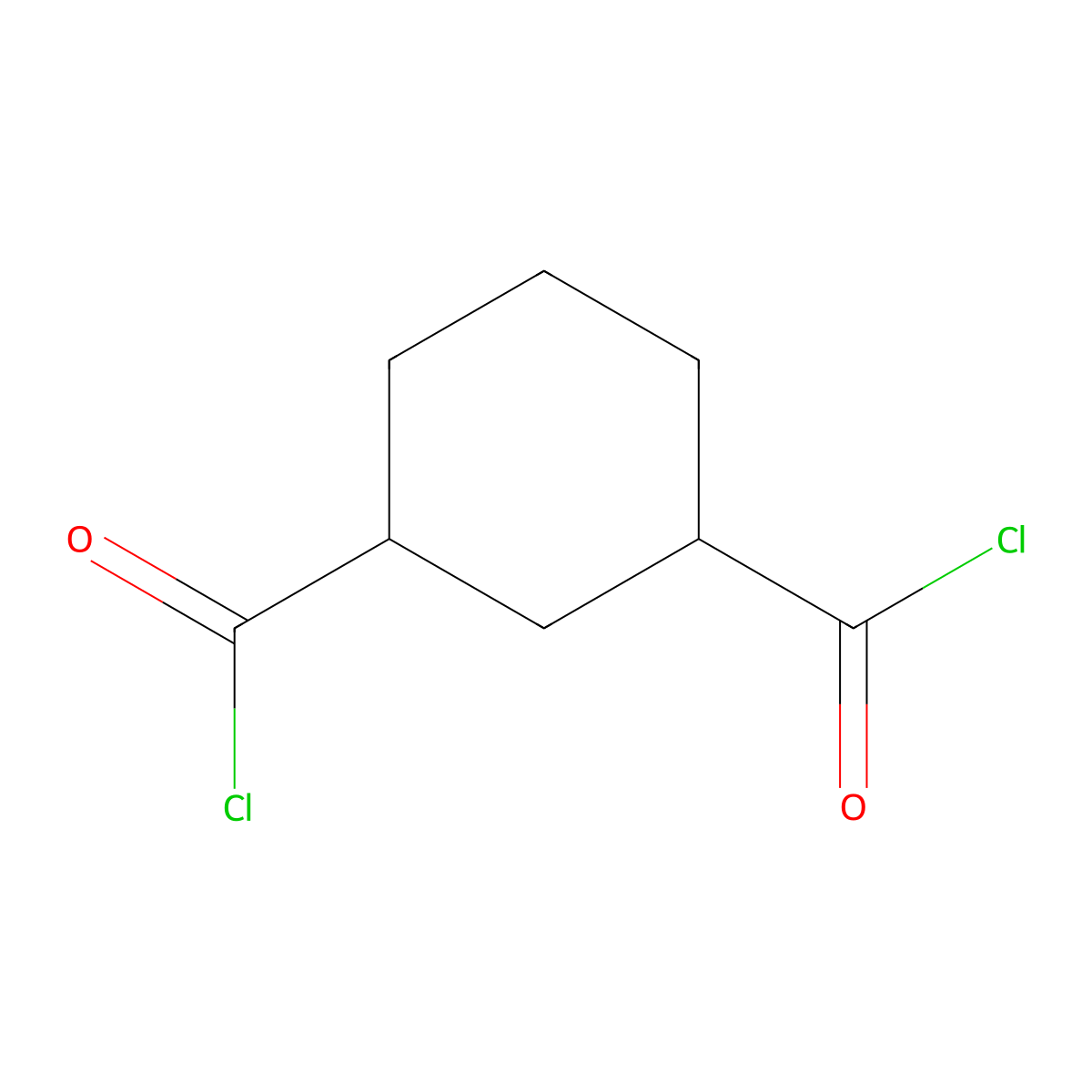 1,3-Cyclohexanedicarbonyl dichloride (9CI) molecular structure, CAS 27768-32-7