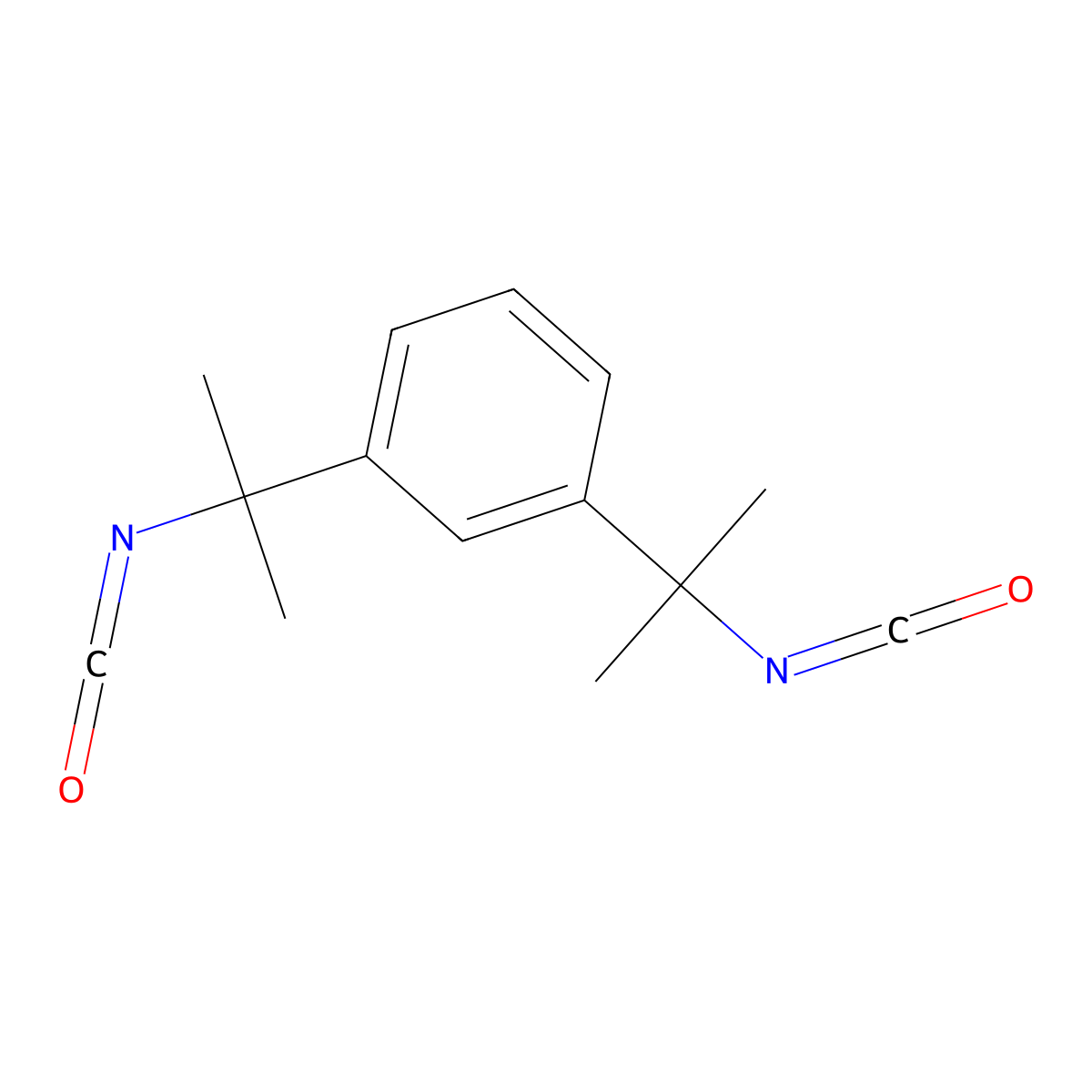1,3-Bis(1-isocyanato-1-methylethyl)benzene molecular structure, CAS 2778-42-9