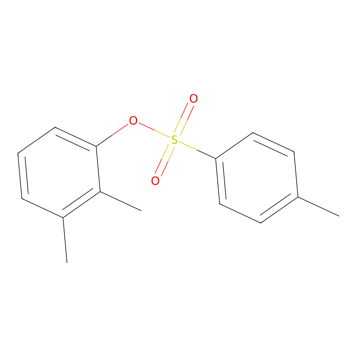 2,3-Dimethylphenyl 4-methylbenzene-1-sulfonate molecular structure, CAS 2778-58-7