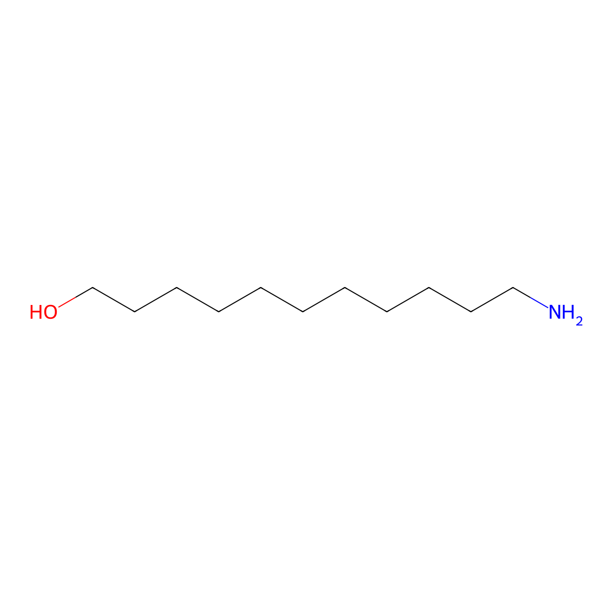 11-Aminoundecan-1-ol molecular structure, CAS 27780-89-8