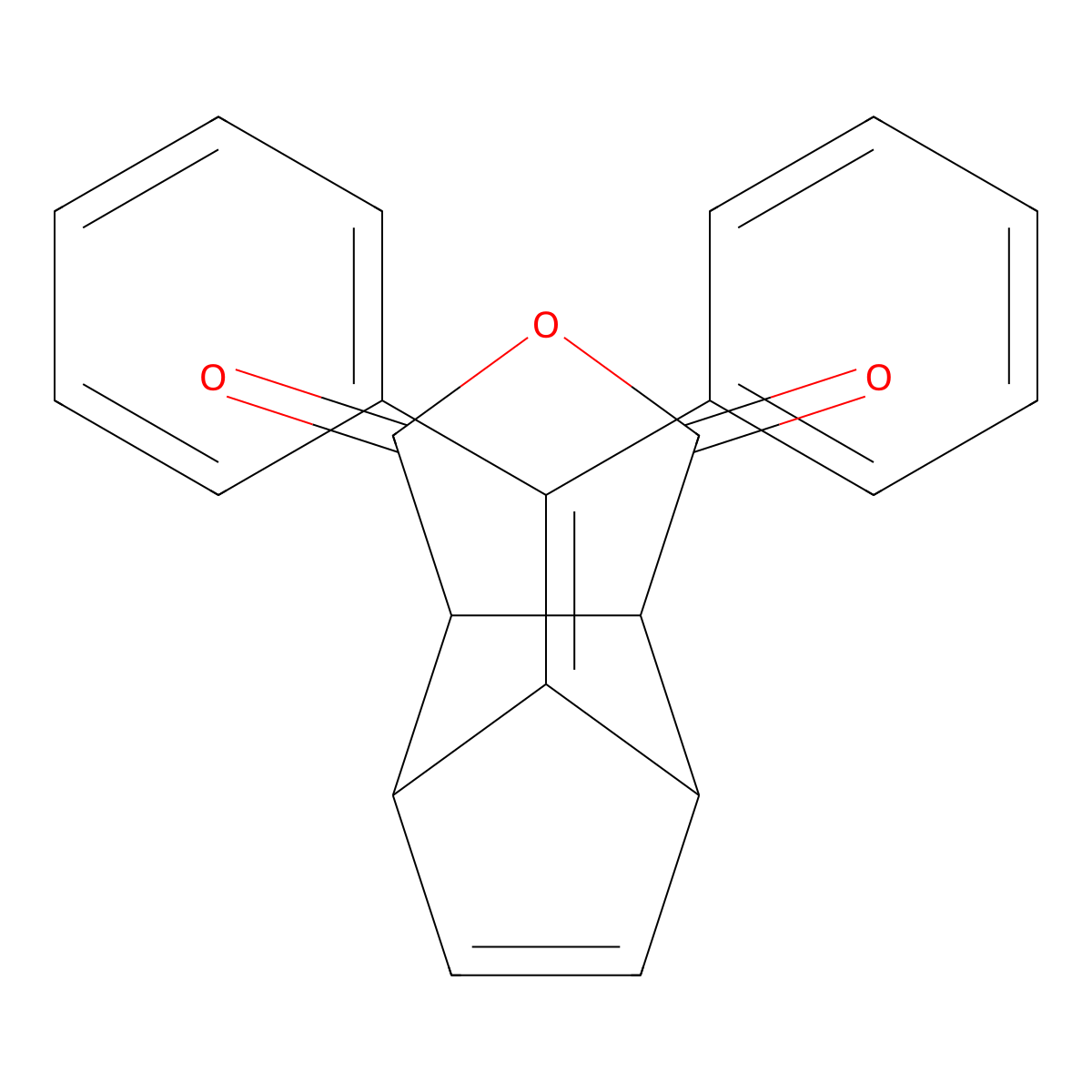 8-(Diphenylmethylidene)-3a,4,7,7a-tetrahydro-4,7-methano-2-benzofuran-1,3-dione molecular structure, CAS 27785-33-7