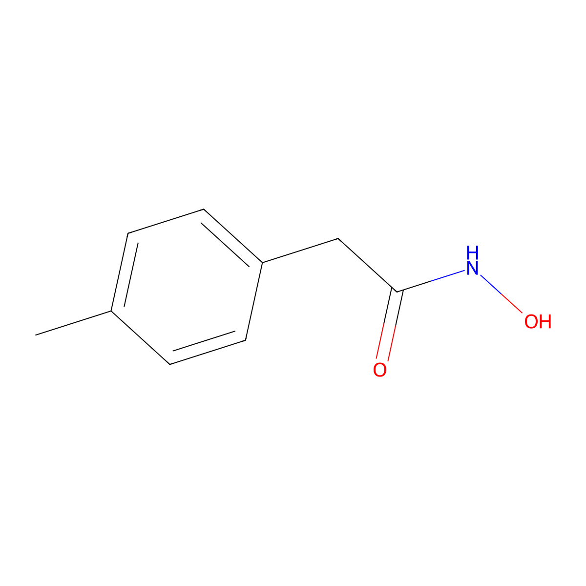 N-hydroxy-2-(4-methylphenyl)acetamide molecular structure, CAS 2779-74-0